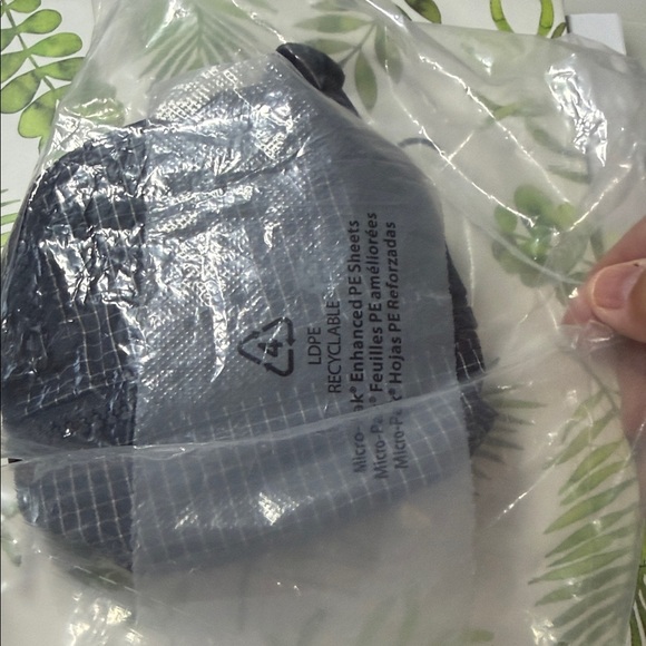 lululemon athletica Mini Crossbody Bag in Black with White Grid - Picture 6 of 6